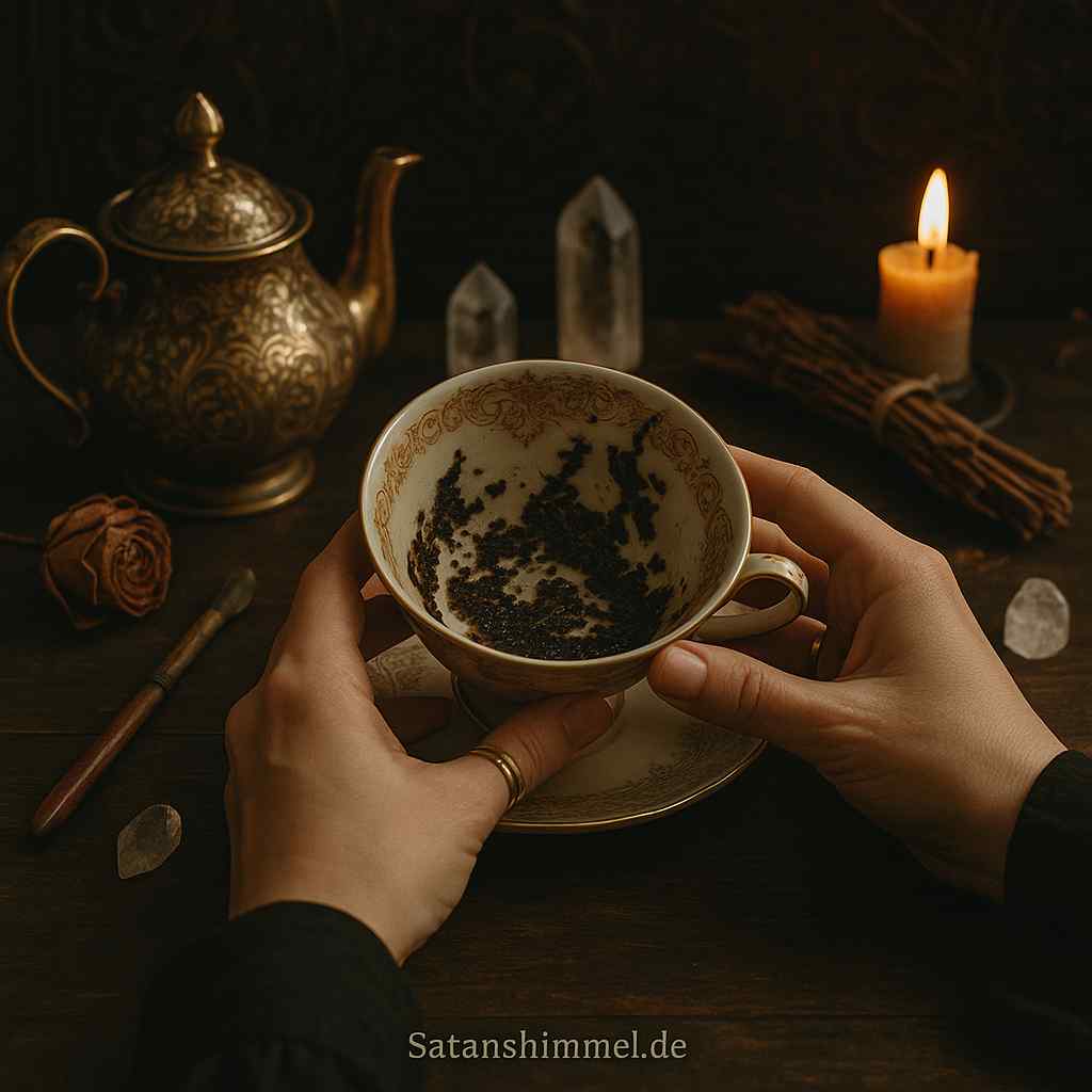 Tasseographie zu Samhain eröffnet einen besonderen Zugang zu Botschaften der Ahnen und hilft, durch die Deutung der Teeblätter Klarheit für den Weg ins neue Hexenjahr zu gewinnen.