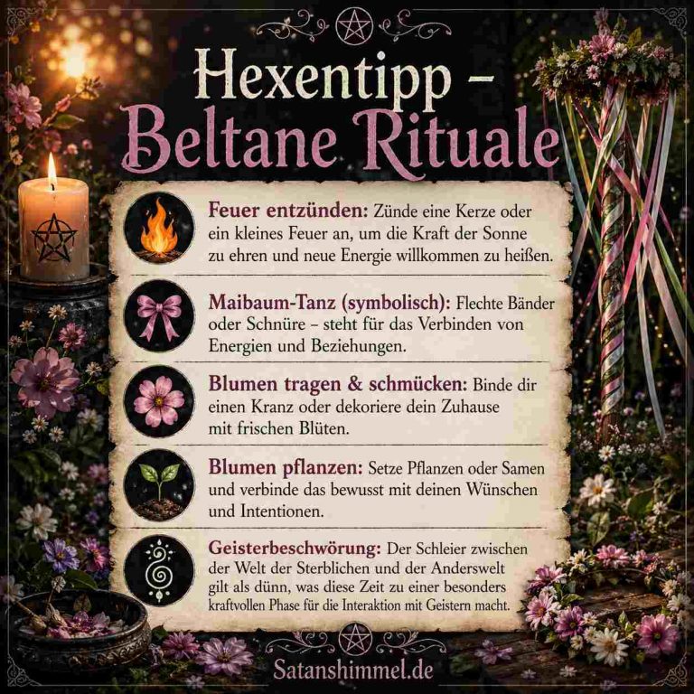 Mehr über den Artikel erfahren Beltane Rituale