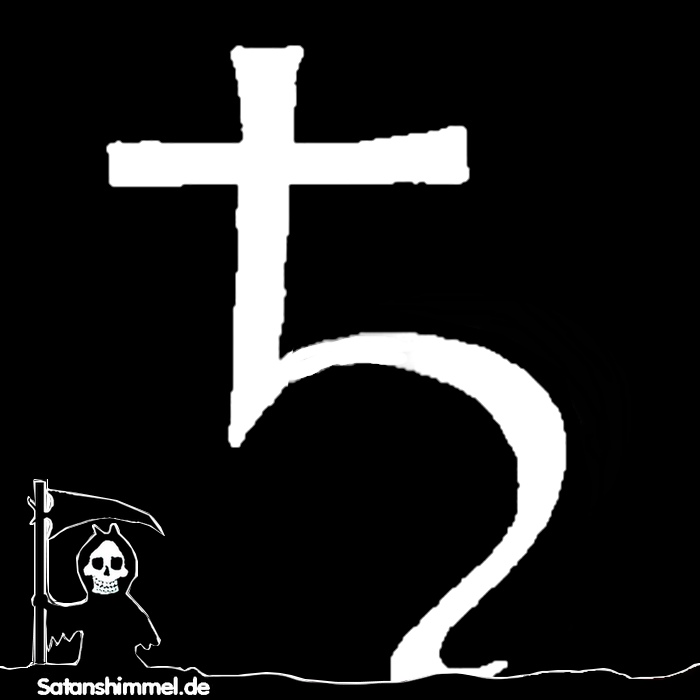 Das Saturn Symbol gilt als Zeichen für den Teufel.