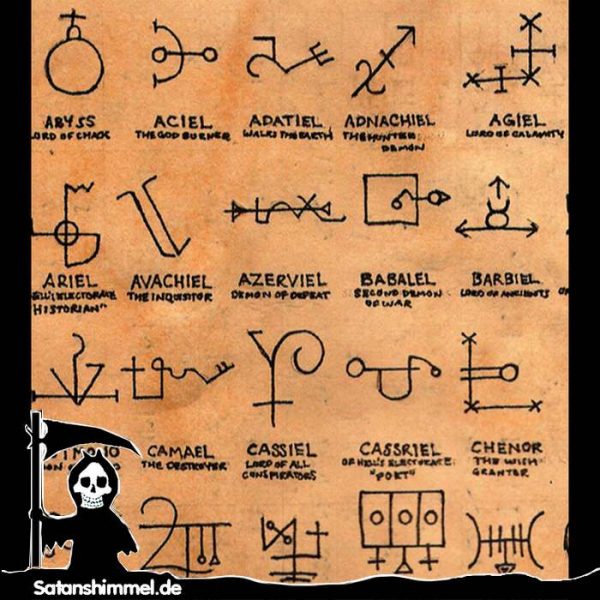 30 weibliche Dämonen Namen Satanshimmel