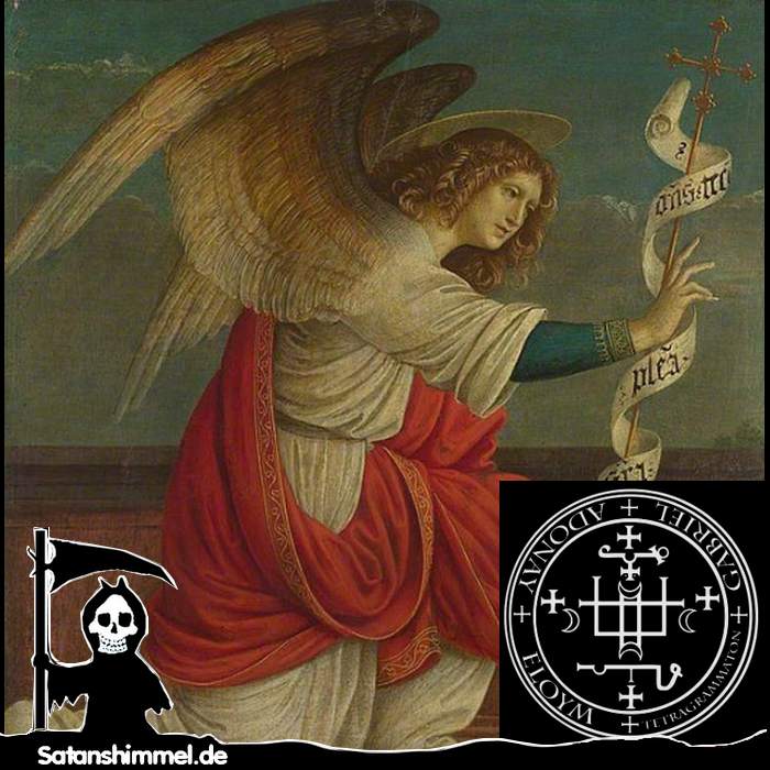 Der Erzengel Garbriel (Gaudenzio Ferrari, zwischen 1506 und 1510) ist in der Hierarchie der Engel ähnlich hoch angesiedelt wie der Engel Metatron.