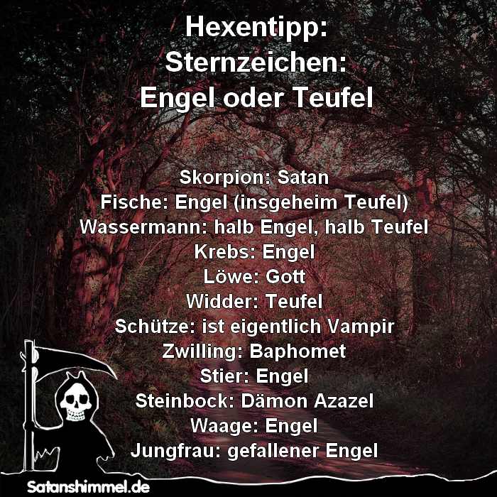 You are currently viewing Sternzeichen: Bist du Engel oder Teufel?