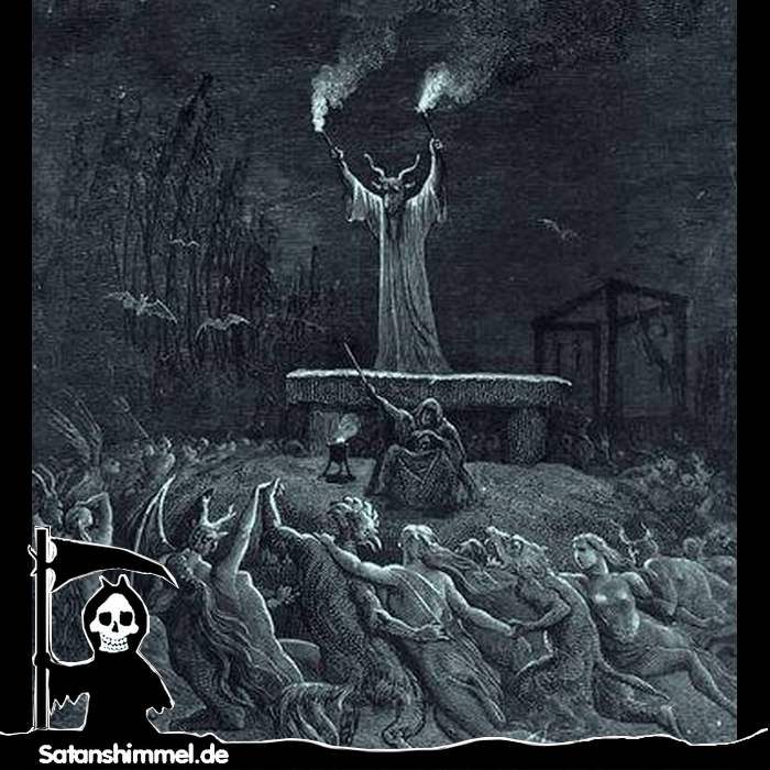 Im 16. Jahrhundert entstand die Vorstellung, dass in der Walpurgisnacht eine schwarzen Messe stattfindet, in welcher der Teufel von den Hexen verehrt und christliche Symbole und Handlungen pervertiert werden. 