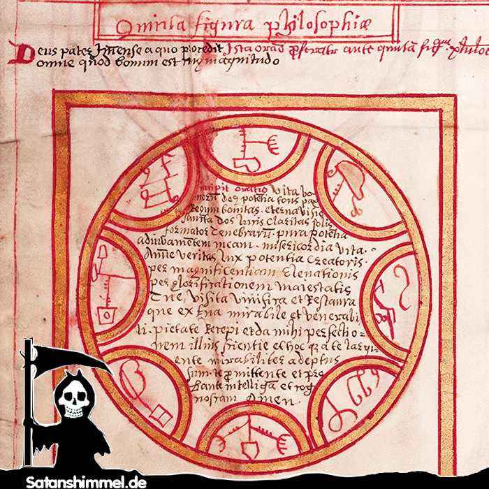 Abbildung aus dem alten Hexenbuch "Ars Notoria"