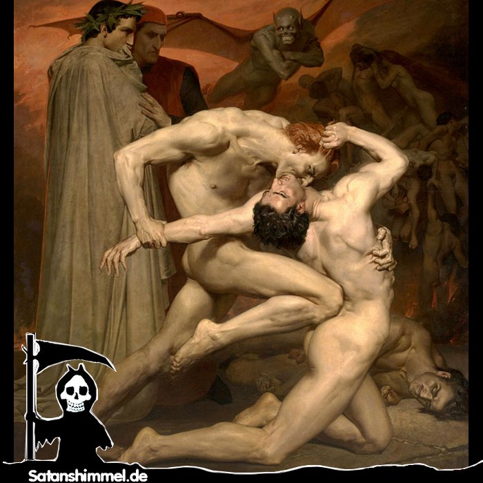 Dante und Virgil in der Hölle William-Adolphe Bouguereau  (1825–1905).