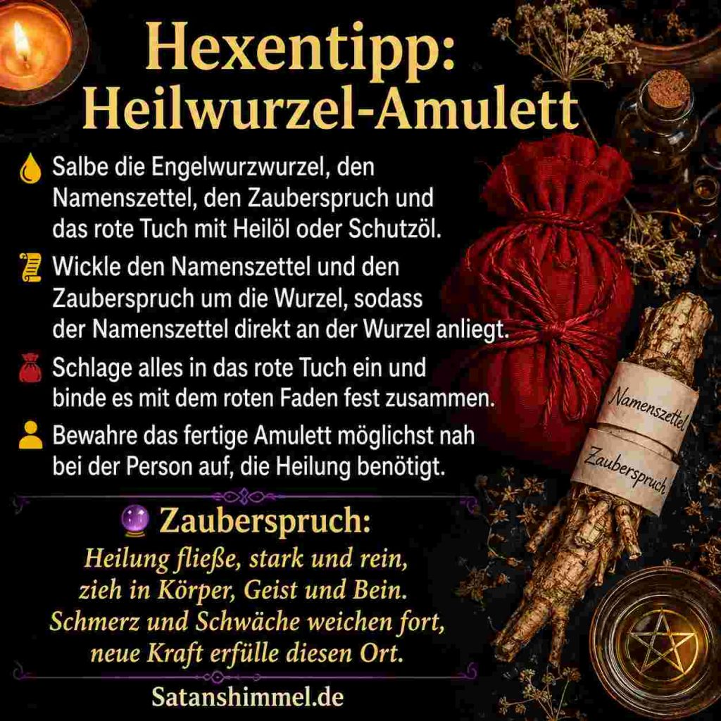 Heilwurzel-Amulett Zauber