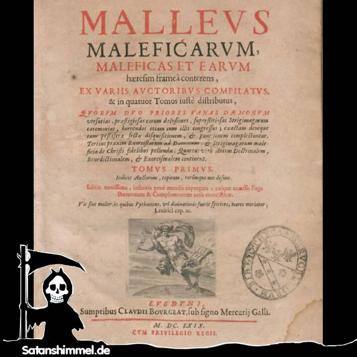 Titelseite des „Malleus maleficarum“, Lyon 1669.
