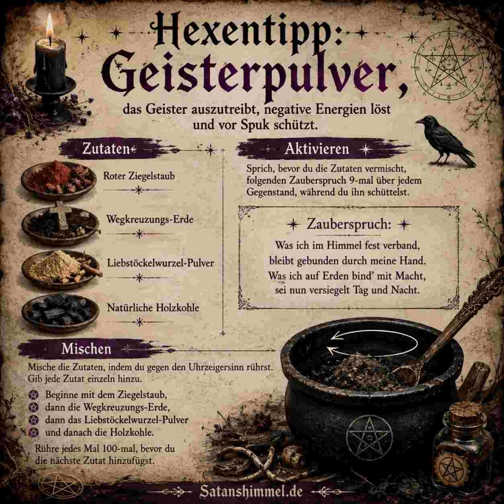 Anleitung zur Herstellung von Geisterpulver
