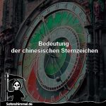 Bedeutung der chinesischen Sternzeichen