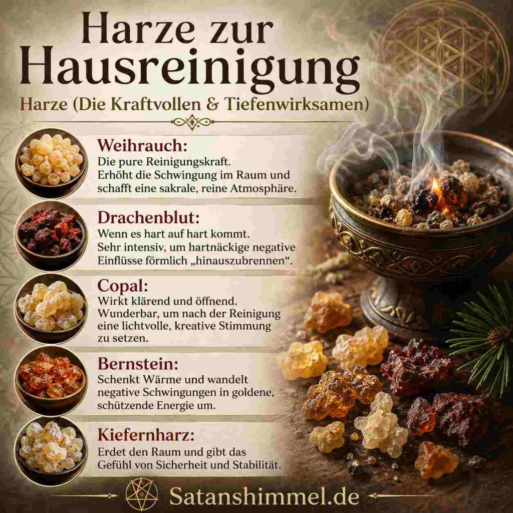 Harze zur Hausreinigung