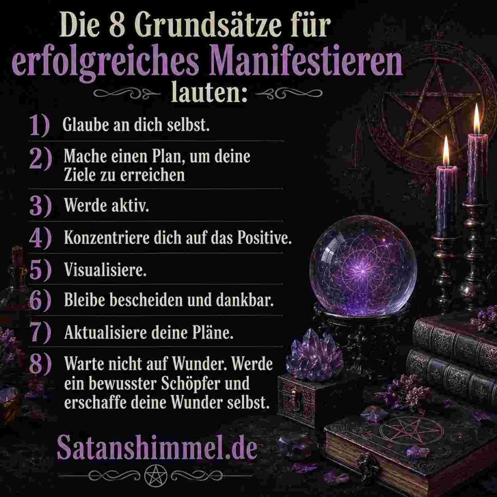 8 Grundsätze des erfolgreichen Manifestierens