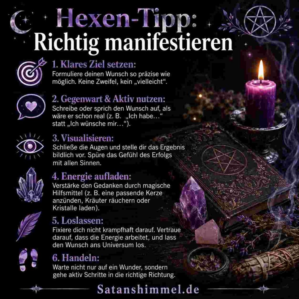 Anleitung richtig manifestieren