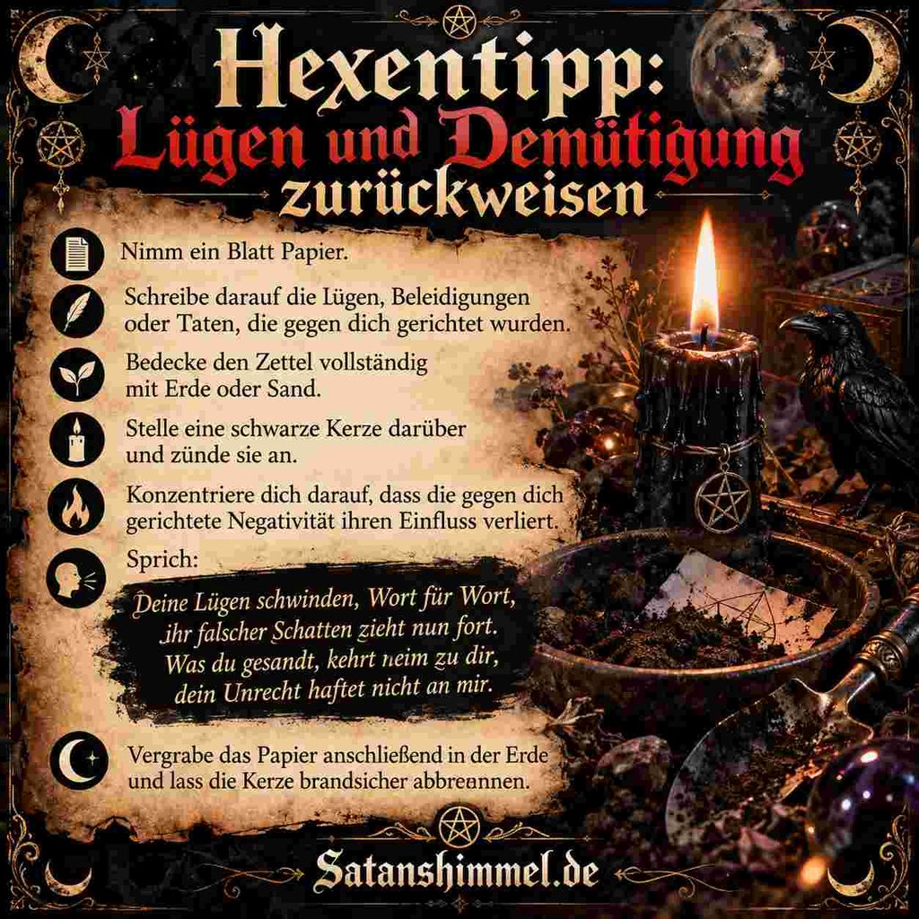 Rachezauber gegen Lügen