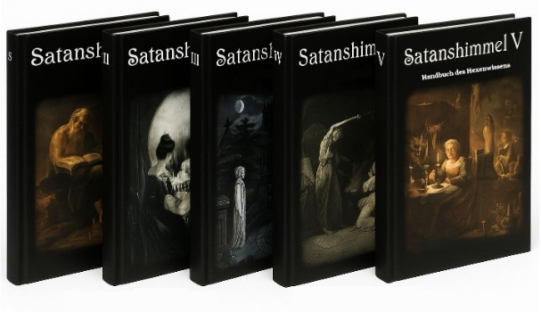 Die Satanshimmel Magiebücher sind okkulte Werke, die sich intensiv mit Geister- und Dämonenbeschwörung befassen und geheime Siegel, Rituale sowie tiefgreifendes Wissen aus der linken Handpfad-Tradition enthalten.