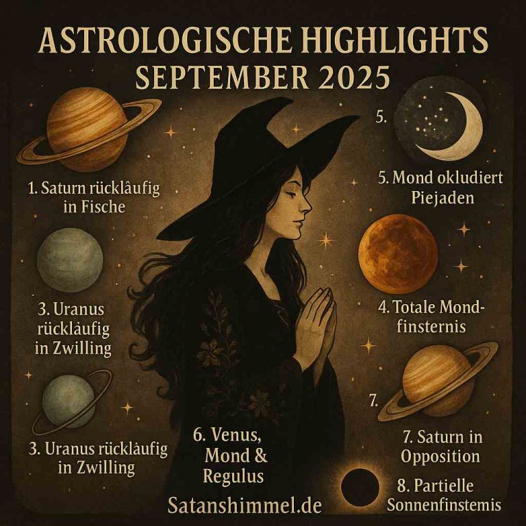 Mehr über den Artikel erfahren Astrologische Highlights September 2025 für Hexen