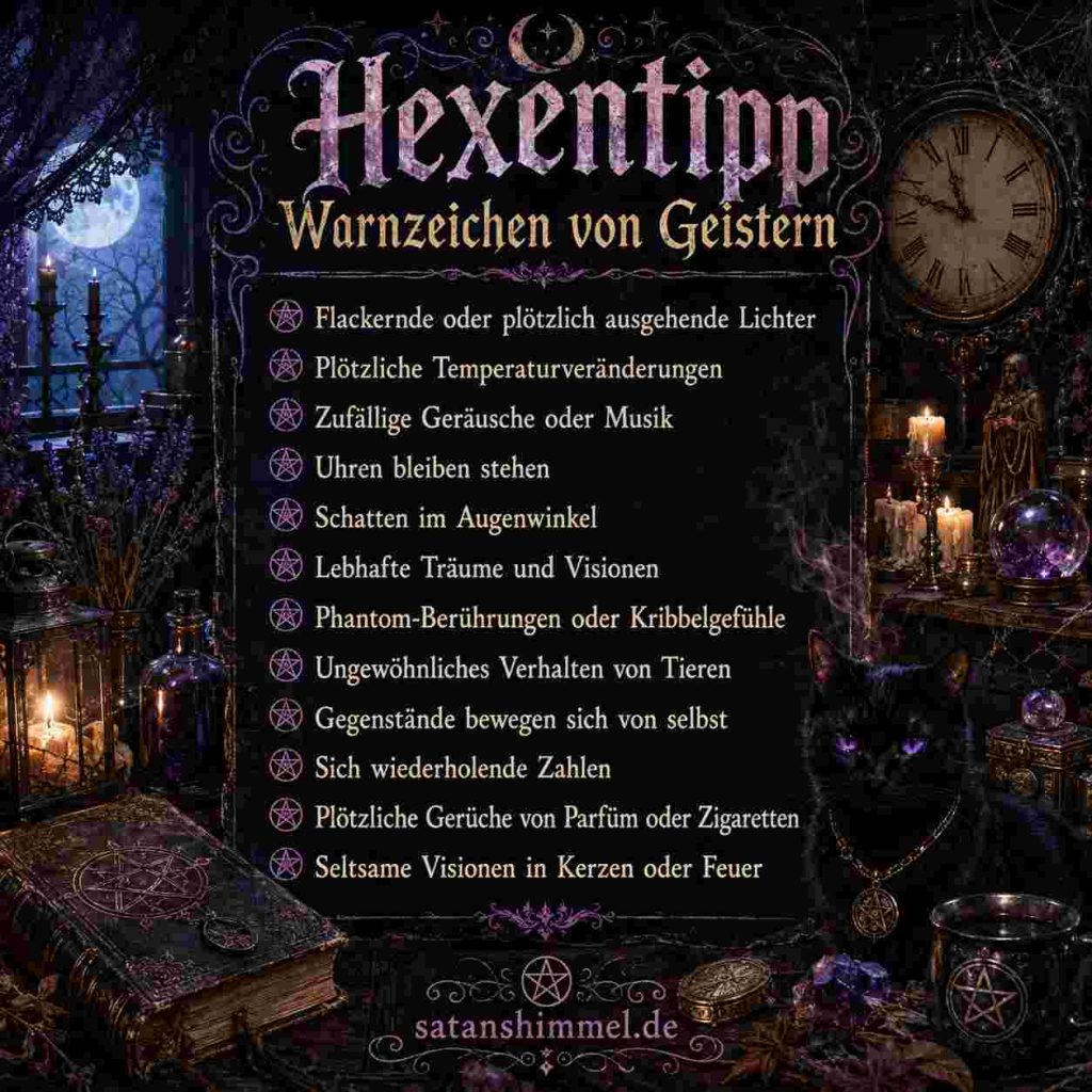 Warnzeichen Geister