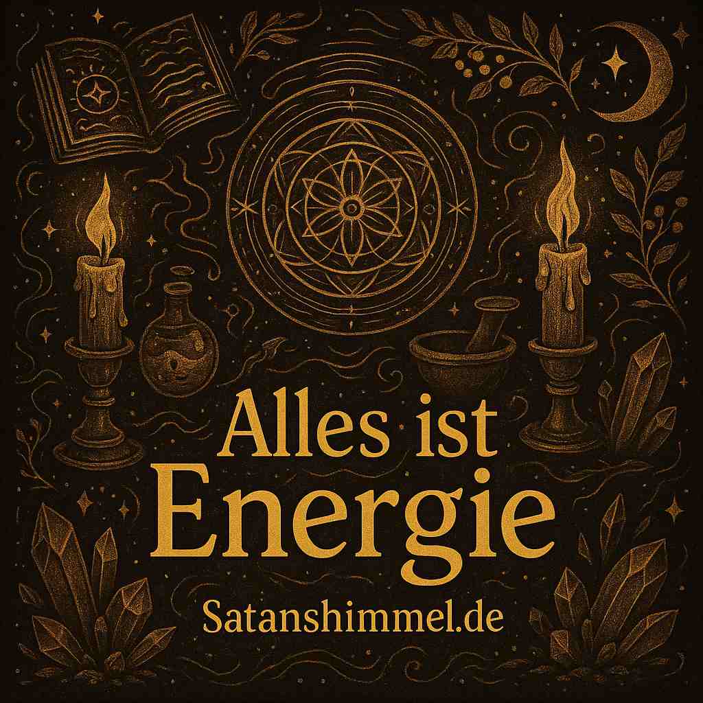 Der Satz „Alles ist Energie“ betont, dass alles Existierende letztlich auf Schwingung und Energie zurückzuführen ist.
