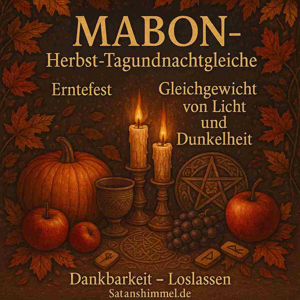 Mabon ist das Fest der Herbst-Tagundnachtgleiche, das Dankbarkeit für die Ernte und das Gleichgewicht von Licht und Dunkelheit feiert.