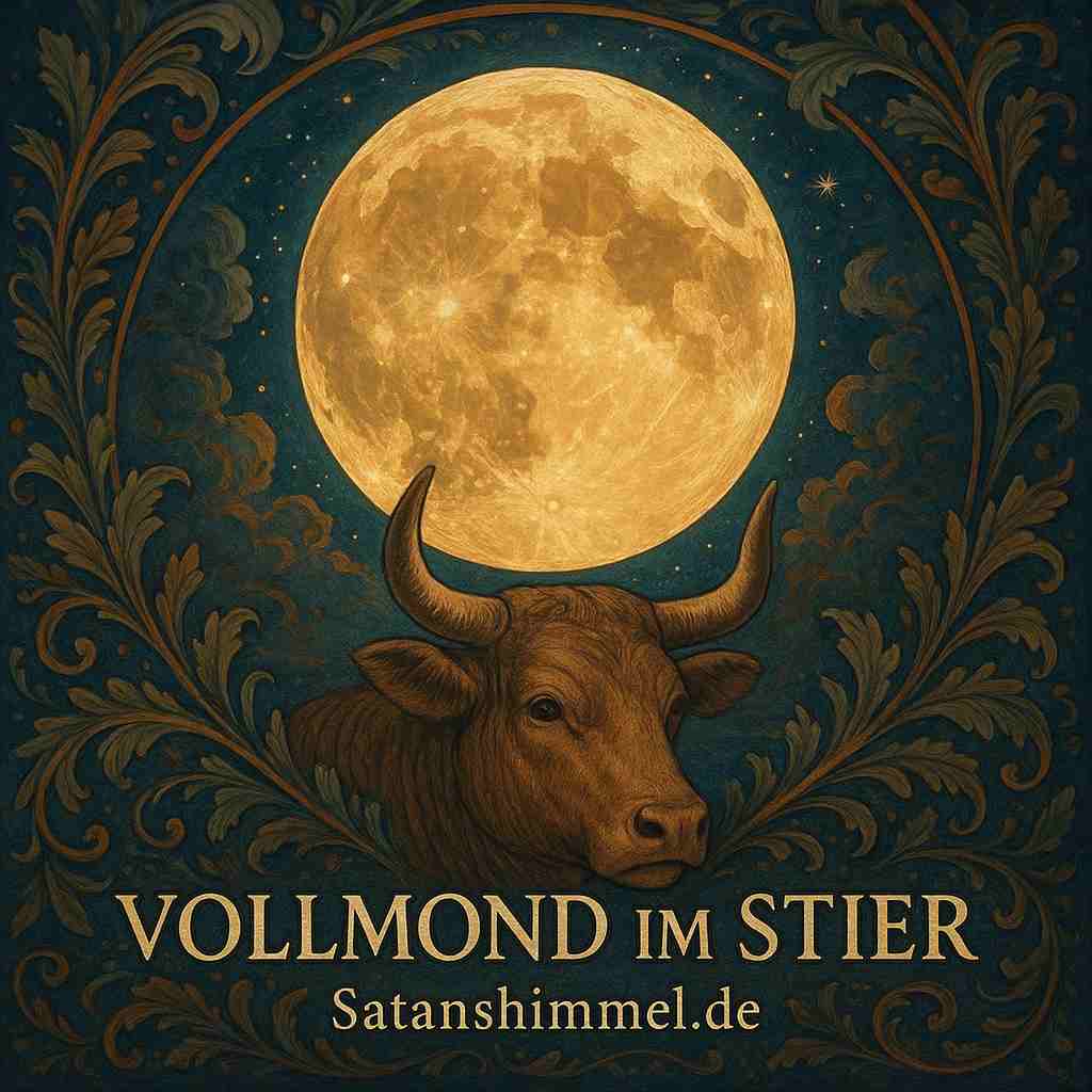 Der Vollmond im Stier lädt dazu ein, Sinnlichkeit, Stabilität und die Freude an den einfachen, materiellen Dingen des Lebens bewusst zu genießen.