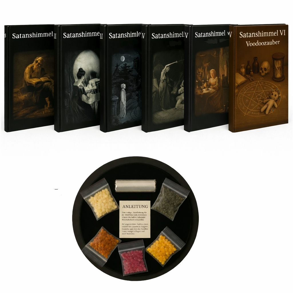 Satanshimmel Magiebücher mit Räucherset
