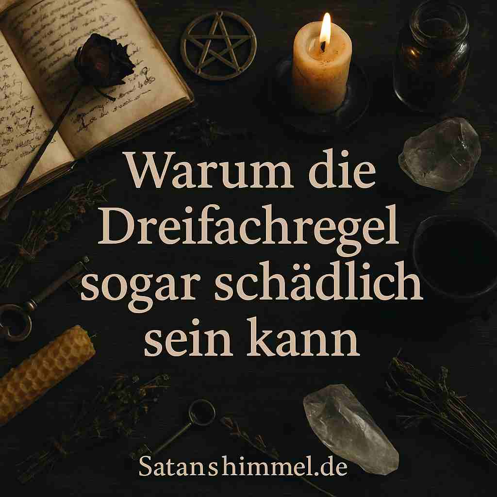Die Dreifachregel kann schädlich sein, weil sie Menschen in Angst hält, Verantwortung externalisiert und psychologischen Druck erzeugt, der zu Schuldgefühlen und Passivität führt.