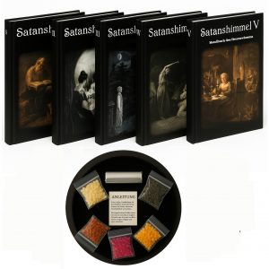 B-Ware 6 Bücher Satanshimmel mit Räucherset