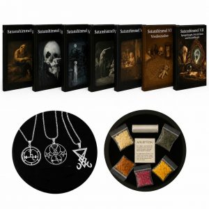 Satanshimmel Bücher + GRATIS Räucherset + 3 Luzifer/Lilith Amulette