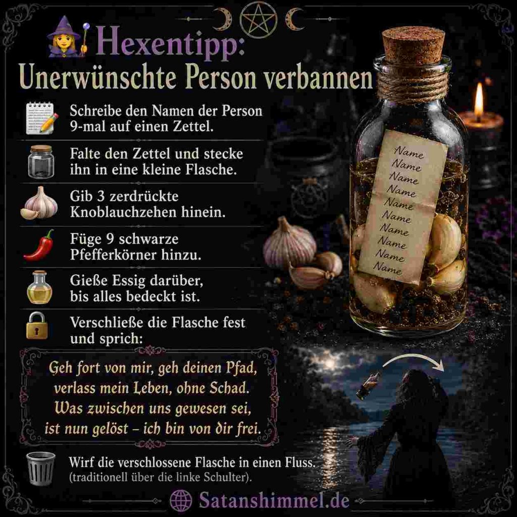 Bannflasche Ritual