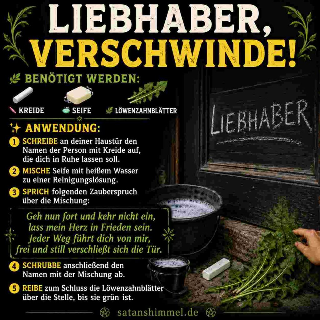Ritual, um einen Stalker loszuwerden