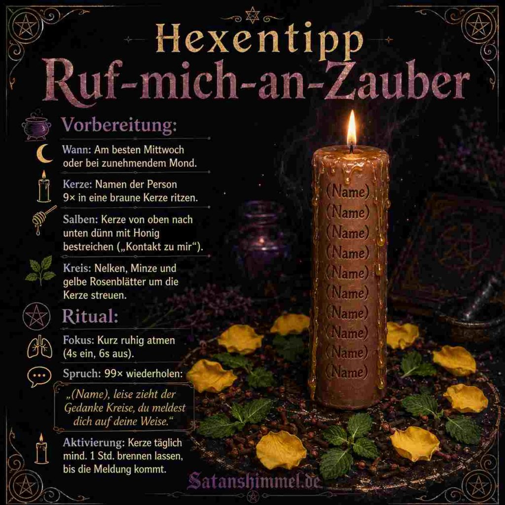 Anruf-Zauber Anleitung