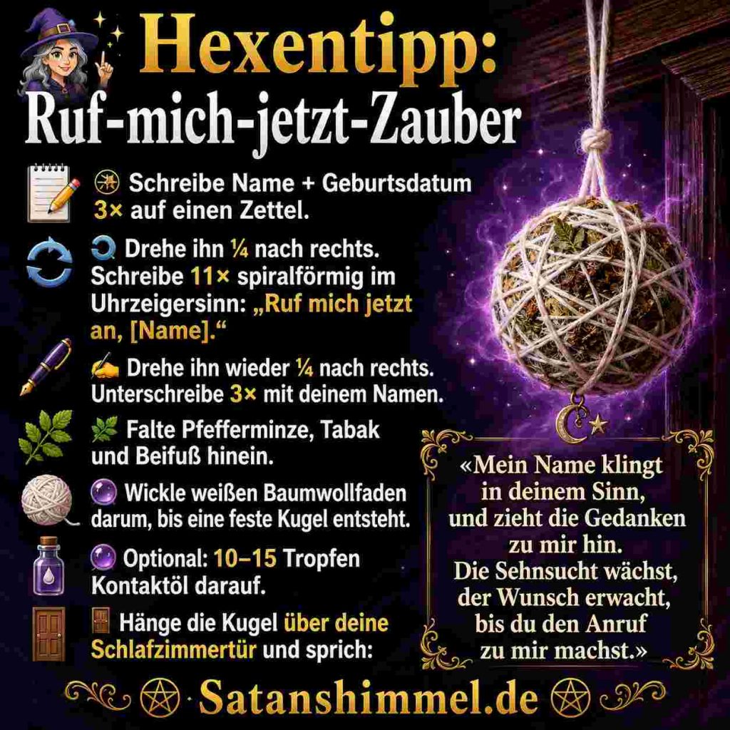 Anrufzauber Anleitung