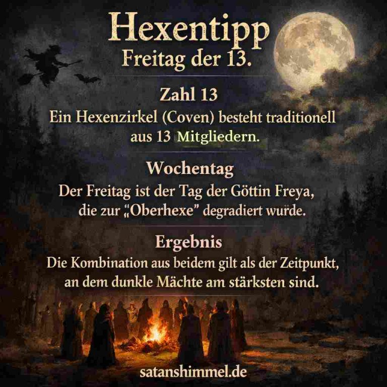 Mehr über den Artikel erfahren Warum Freitag der 13. und Hexen zusammengehören