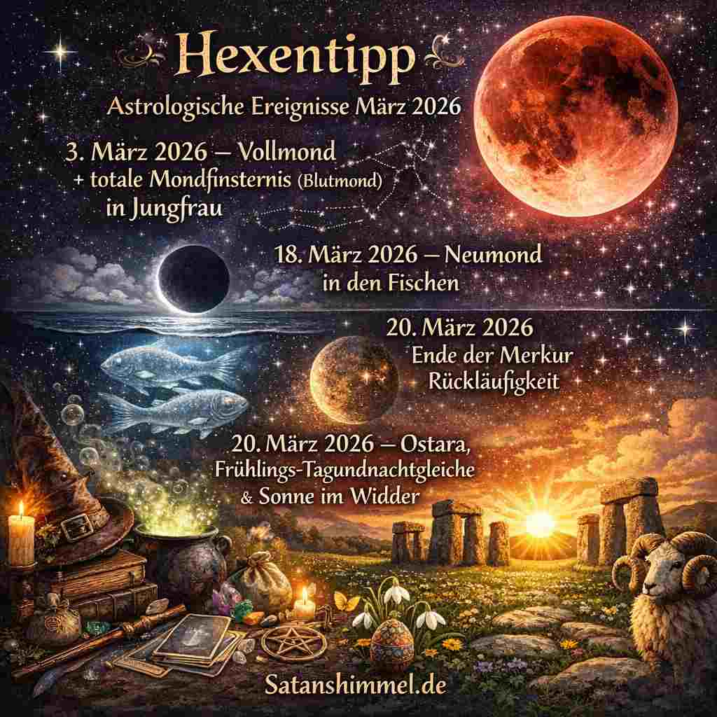 Du betrachtest gerade Astrologische Highlights März 2026