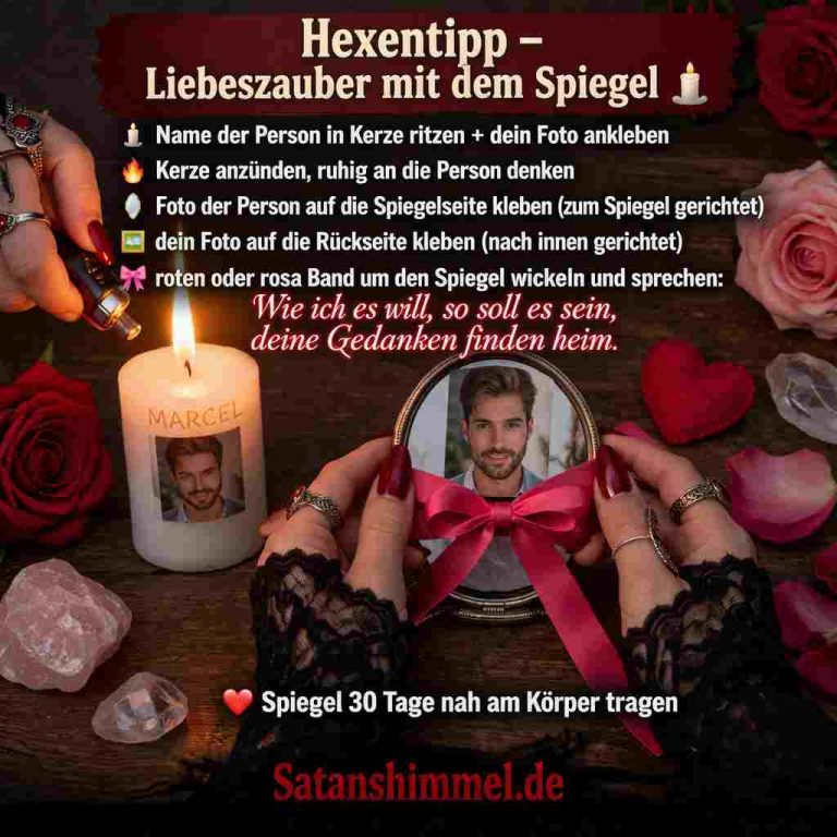 Mehr über den Artikel erfahren Liebeszauber mit dem Spiegel