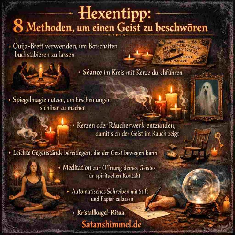 Mehr über den Artikel erfahren 7 Methoden, Geister zu beschwören