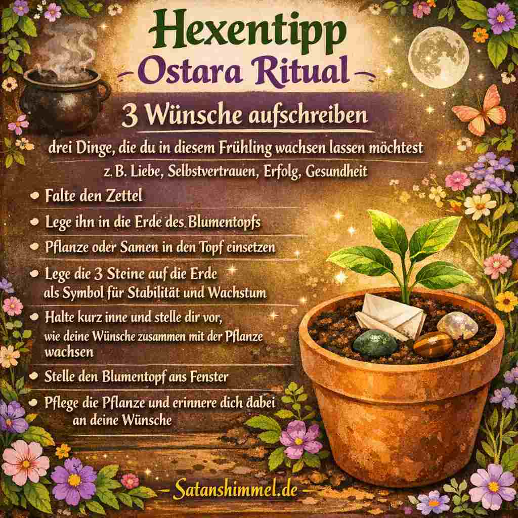 In diesem Ritual pflanzt du symbolisch deine Wünsche für den Frühling und lässt sie gemeinsam mit einer Pflanze wachsen.