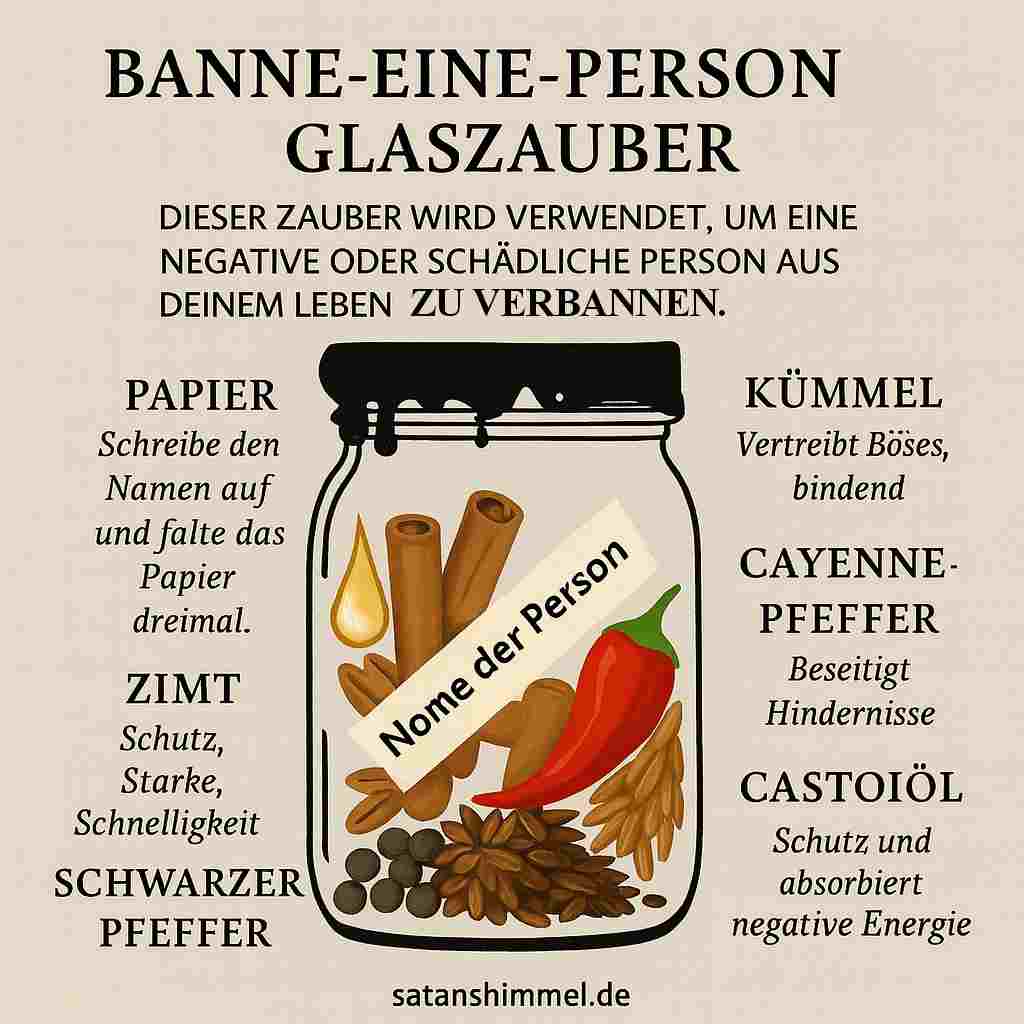Mit diesem Ritual schützt du dich symbolisch vor der negativen Energie bestimmter Menschen und verbannst ihren Einfluss aus deinem Leben.