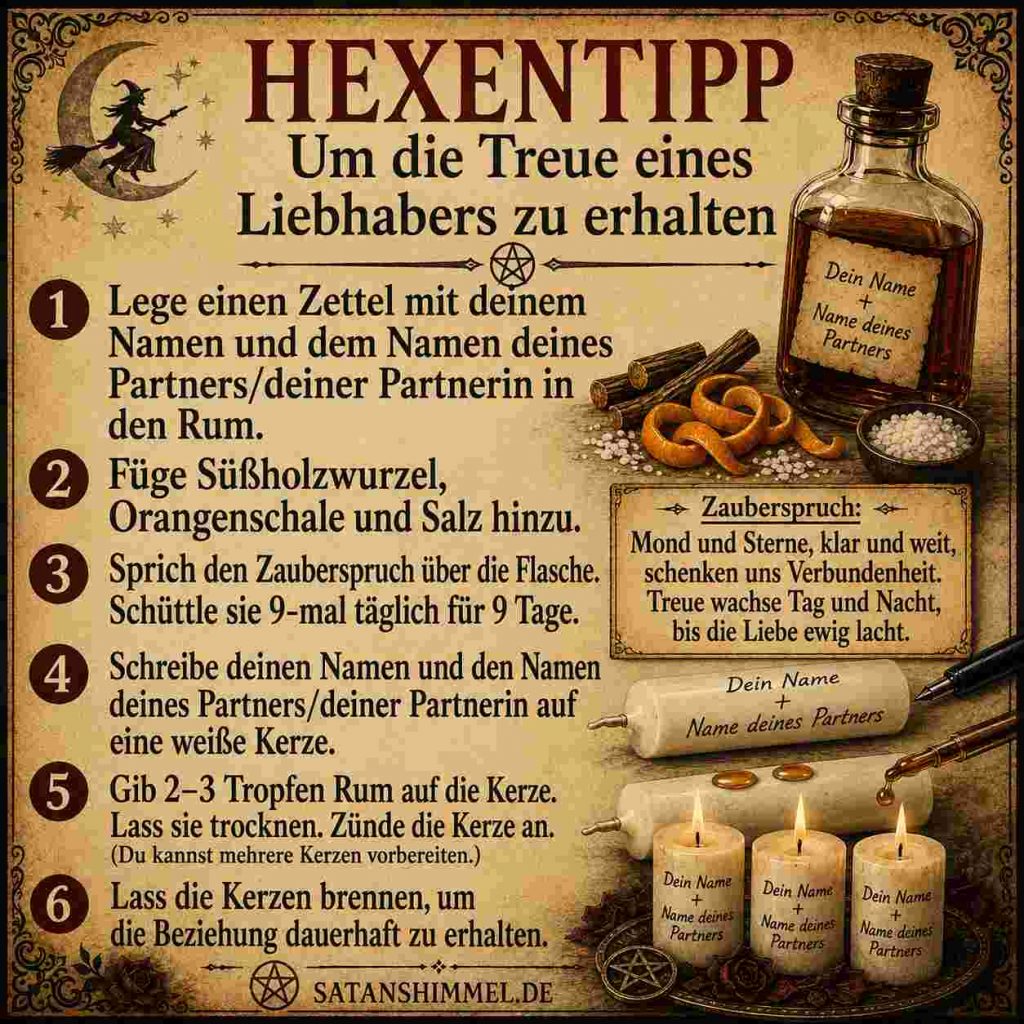 Treuezauber Anleitung