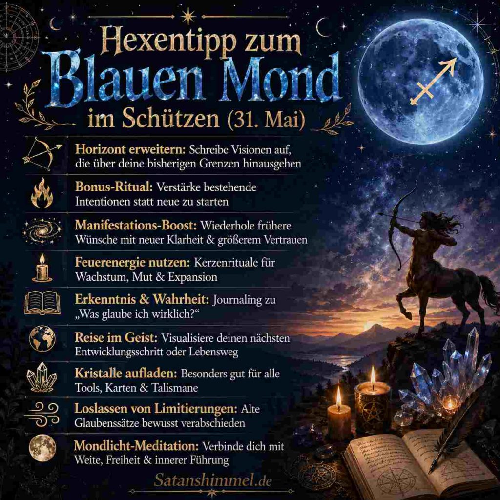 Blue Moon Spirituelle Bedeutung 