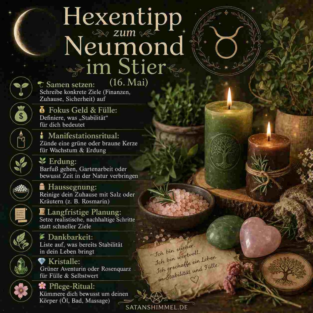 Neumond im Stier