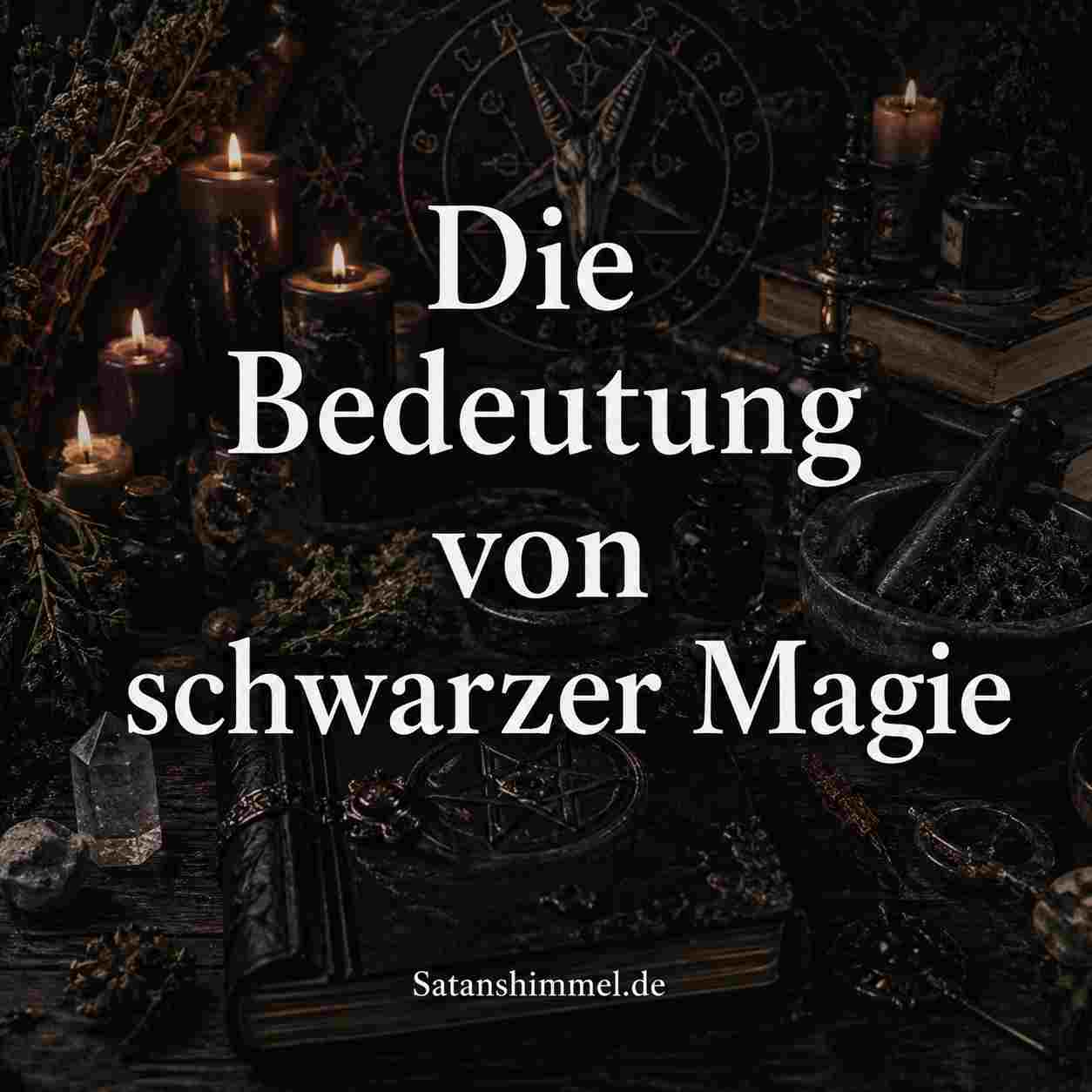 Du betrachtest gerade Schwarze Magie Bedeutung