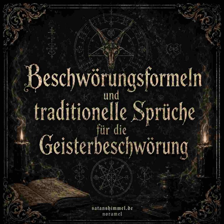 Mehr über den Artikel erfahren Sprüche für die Geisterbeschwörung