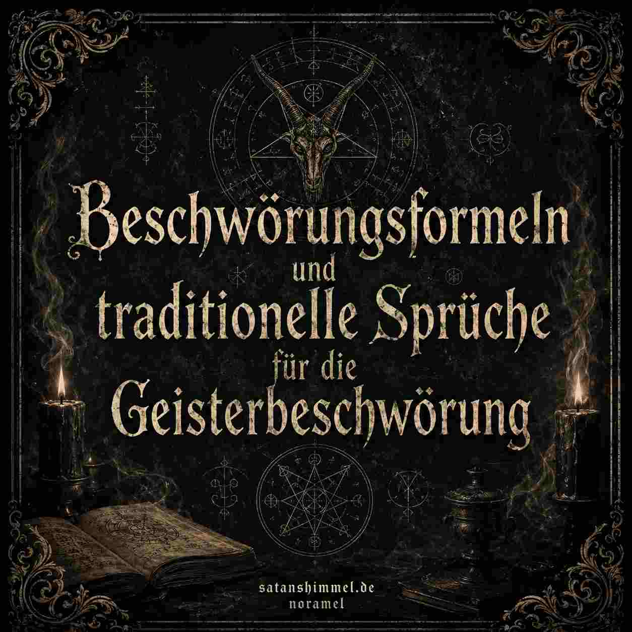 Du betrachtest gerade Sprüche für die Geisterbeschwörung