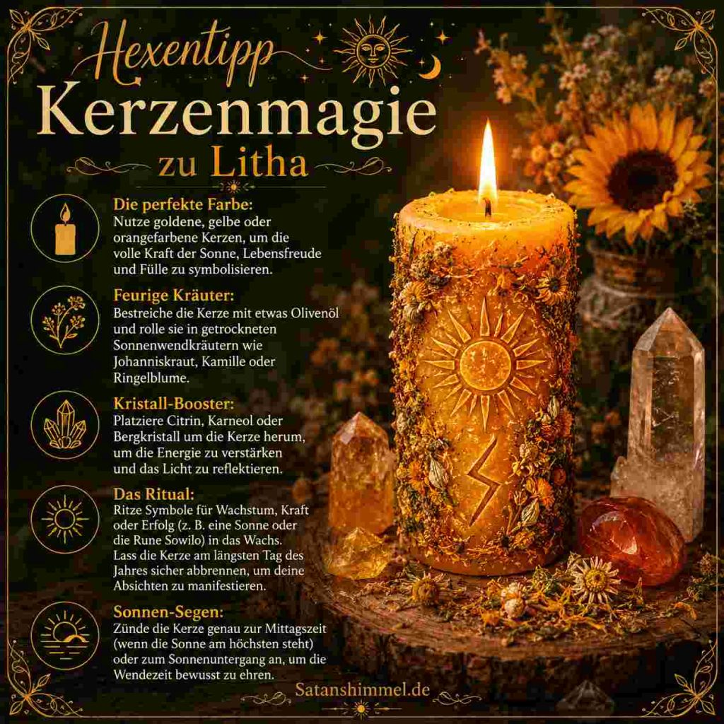 Kerzenmagie zu Litha