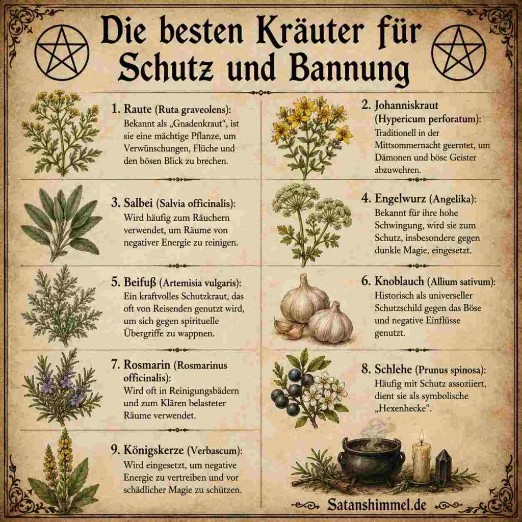 Kräuter zum Schutz und zur Bannung