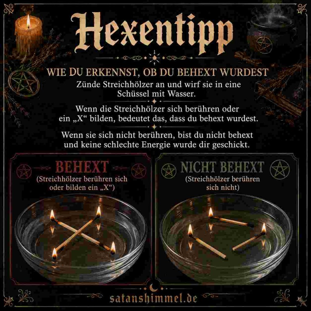 Ritual, um eine Behexung zu erkennen