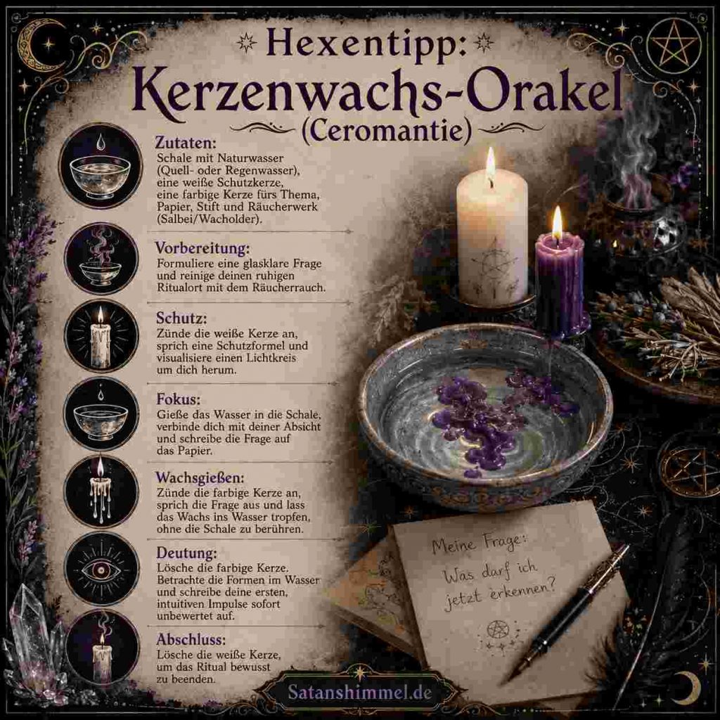 Kerzenwachs-Orakel Ritual Anleitung