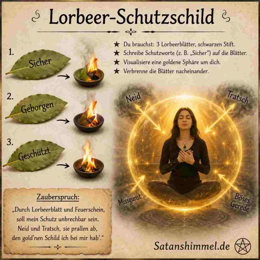 Ritual mit Lorbeer