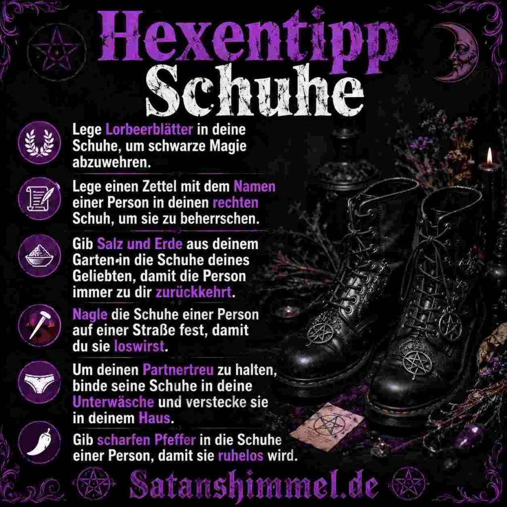 Schuhe ein der Hexerei