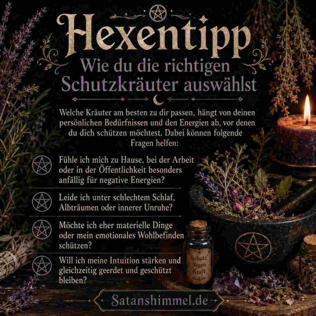 Schutzkräuter auswählen